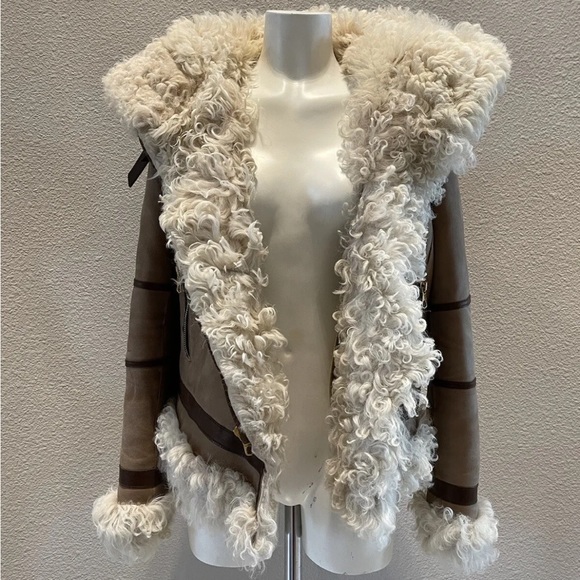 Rag & Bone shearling fur aviator jacket small - Picture 11 of 16